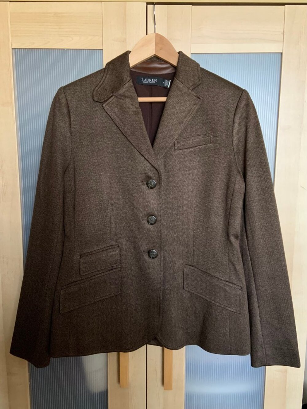 Lauren Ralph Lauren Herringbone Jacquard Blazer